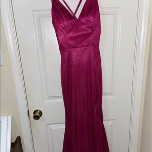 Fuchsia Bridesmaids/Prom Mermaid Dress